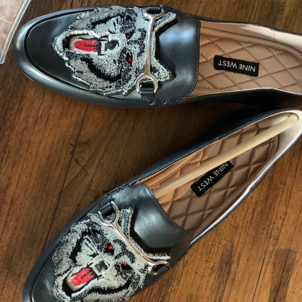 NIB "Wolf" Driving Mocs, Size 6.